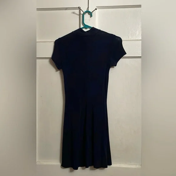 Navy Blue with Gold Dress - Picture 2 of 5